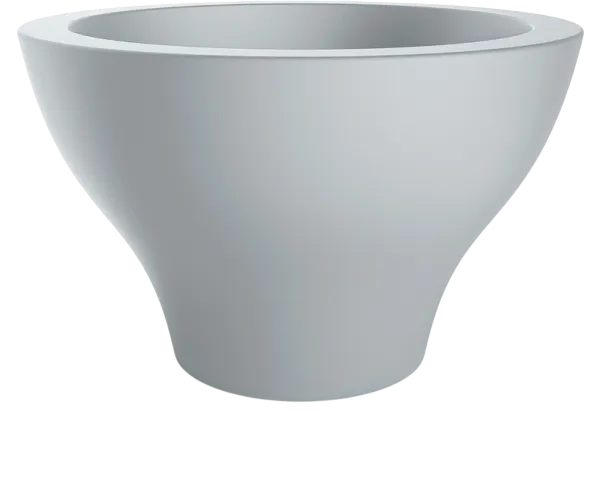 Кашпо БЕРКАНО Vetro 75 / 220_083_21V (Concrete Gray)