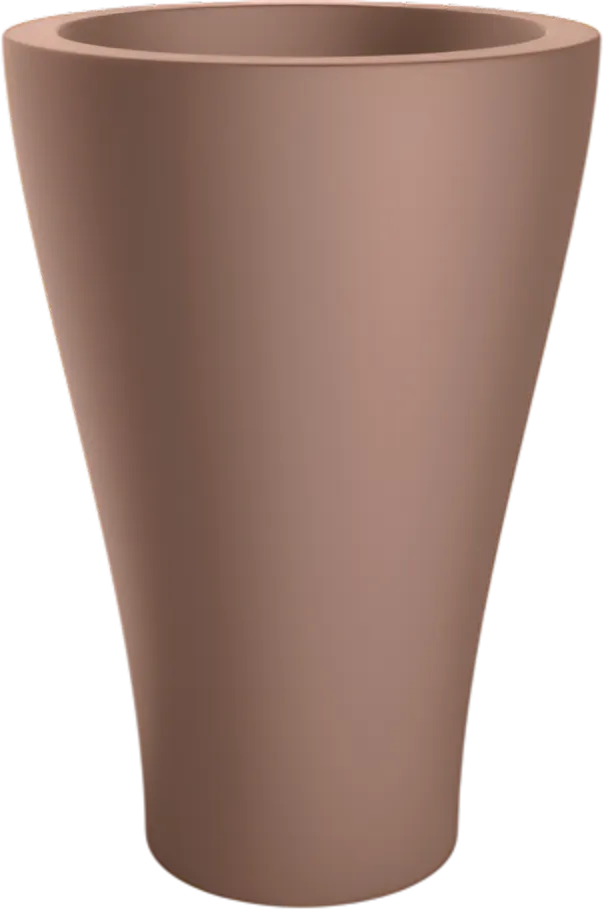 Вазон БЕРКАНО Vetro 80 DB / 220_082_13 (Cappuccino)