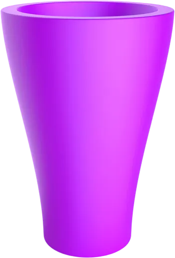 Кашпо БЕРКАНО Vetro 100 / 220_081_22V (Deep Violet)