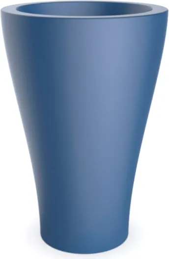 Кашпо БЕРКАНО Vetro 100 / 220_081_17V (Wave Blue)