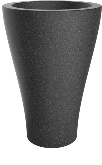 Кашпо БЕРКАНО Vetro 100 / 220_081_24V (Black Granite)
