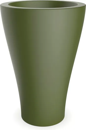 Вазон БЕРКАНО Vetro 100 DB / 220_081_23 (Olive green)