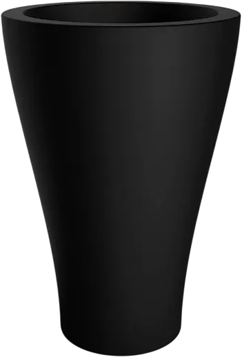 Вазон БЕРКАНО Vetro 100 DB / 220_081_00 (Coal Black)