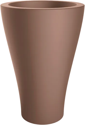 Вазон БЕРКАНО Vetro 100 DB / 220_081_13 (Cappuccino)