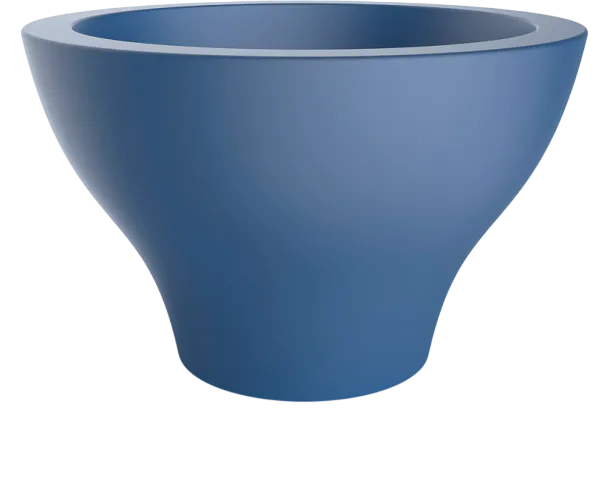 Кашпо БЕРКАНО Vetro 75 / 220_083_17V (Wave Blue)