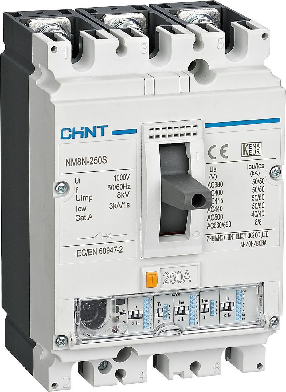 Выключатель автоматический Chint NM8N-250C EN 3Р 250A 36кА / 271325
