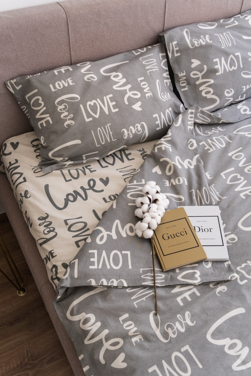 Комплект постельного белья Блакiт 1.5сп Love 615013/615014 41242/0 — фото 2