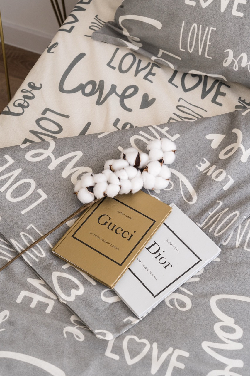 Комплект постельного белья Блакiт 1.5сп Love 615013/615014 41242/0 — фото 4