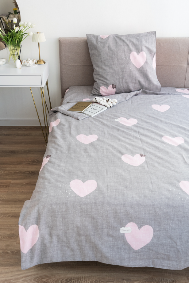 Комплект постельного белья Блакiт 1.5сп Love you 575501 К 2380/0 — фото 1