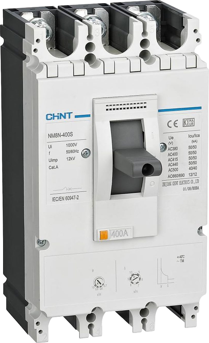 Выключатель автоматический Chint NM8N-400S 3Р 350A 50кА / 268949