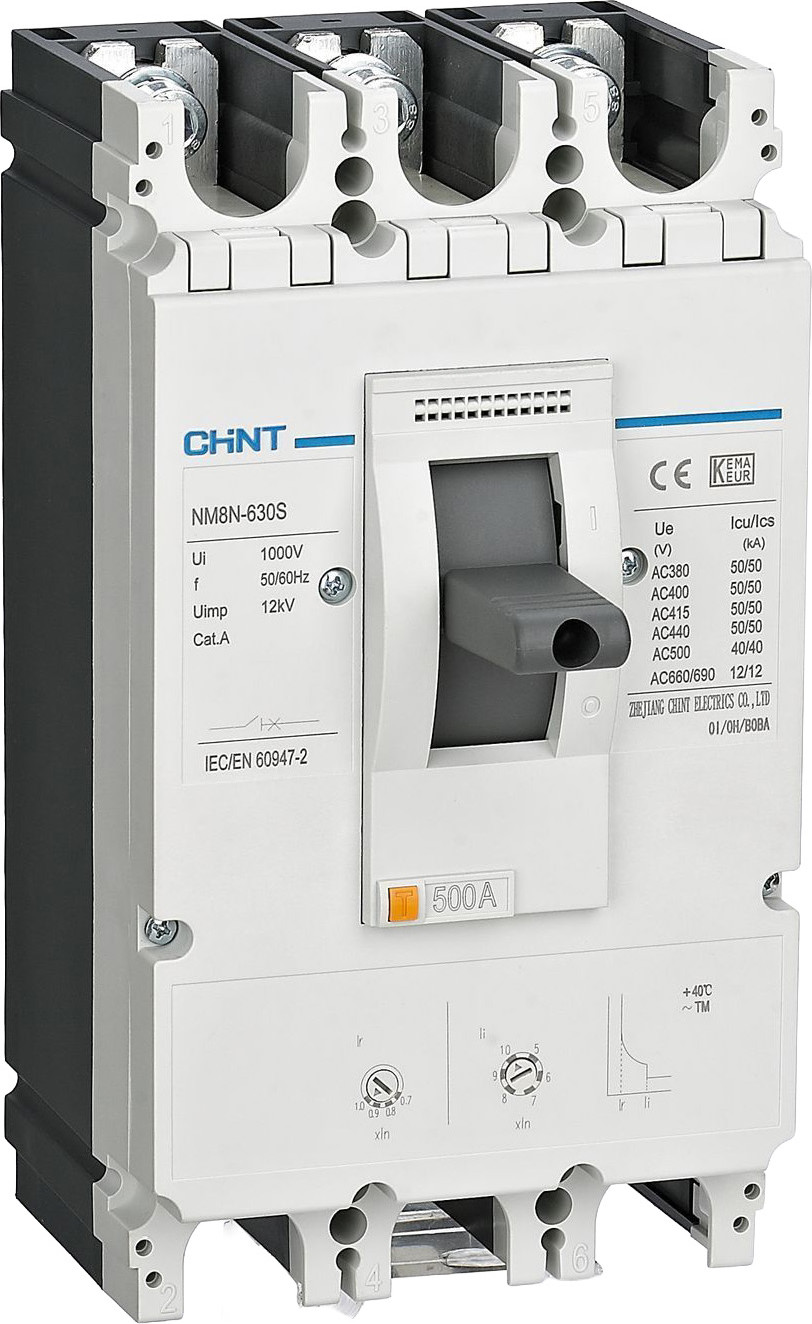 Выключатель автоматический Chint NM8N-800S 3Р 700A 50кА / 272928