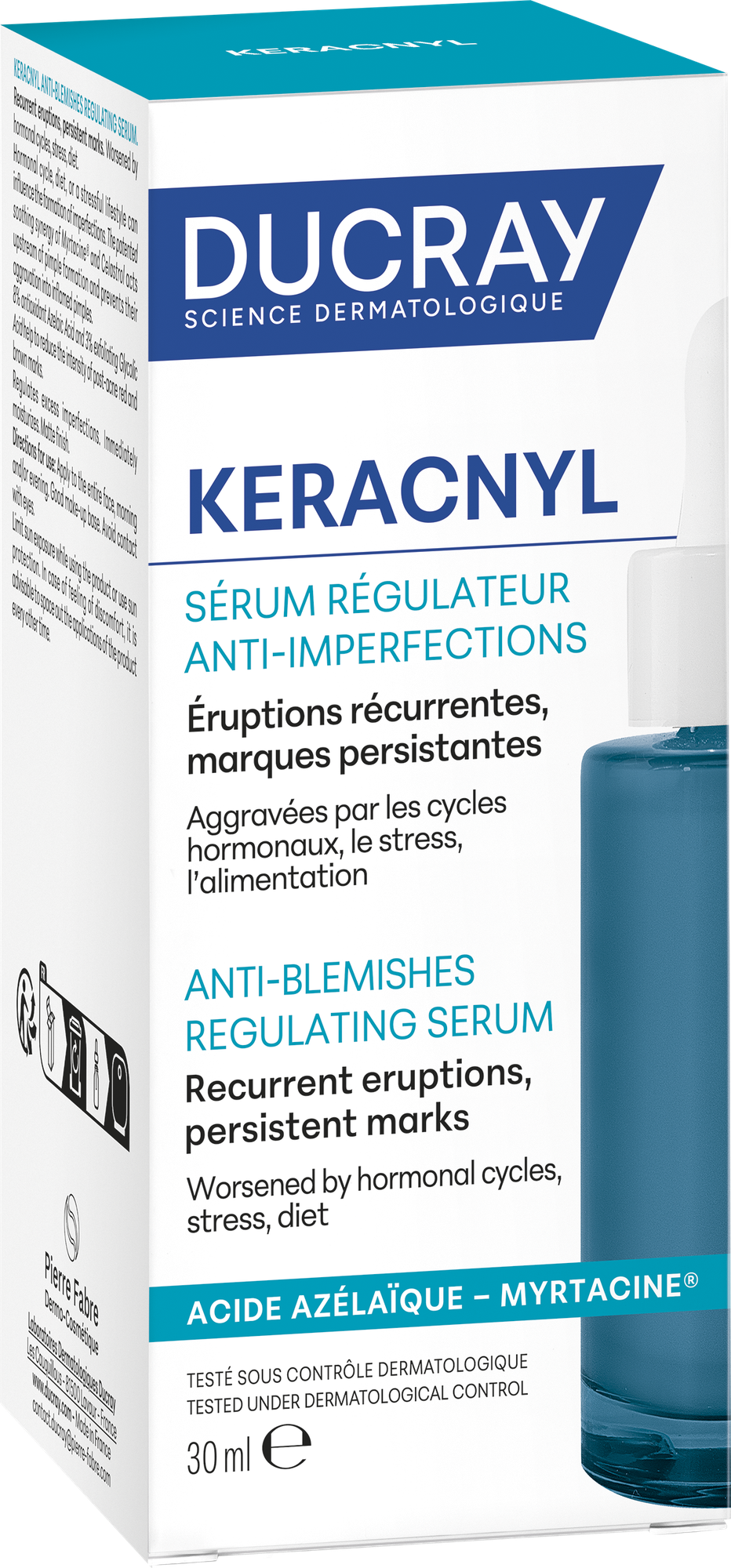 Сыворотка для лица Ducray Keracnyl Regulating Serum (30мл) — фото 3