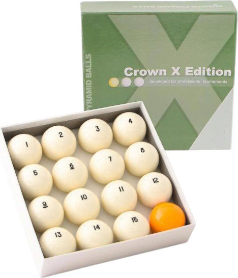 Набор бильярдных шаров CLASSIC Crown X Edition / 70.155.68.0
