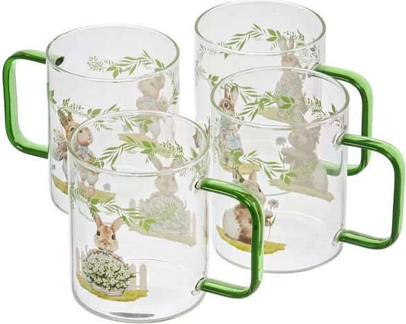 Набор кружек Sirocco Bunny Tale GC2636 (4шт)