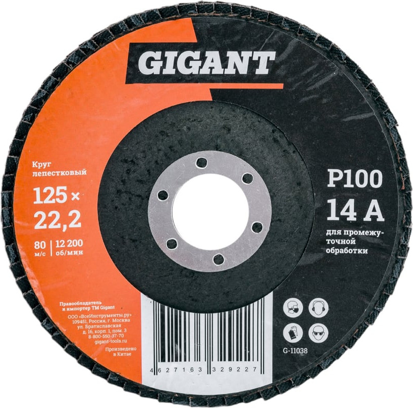 Шлифовальный круг Gigant G-11038
