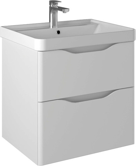 Тумба с умывальником Briz Равенна 60 Beauty / 250 03-18060-20 00 БЕЛ