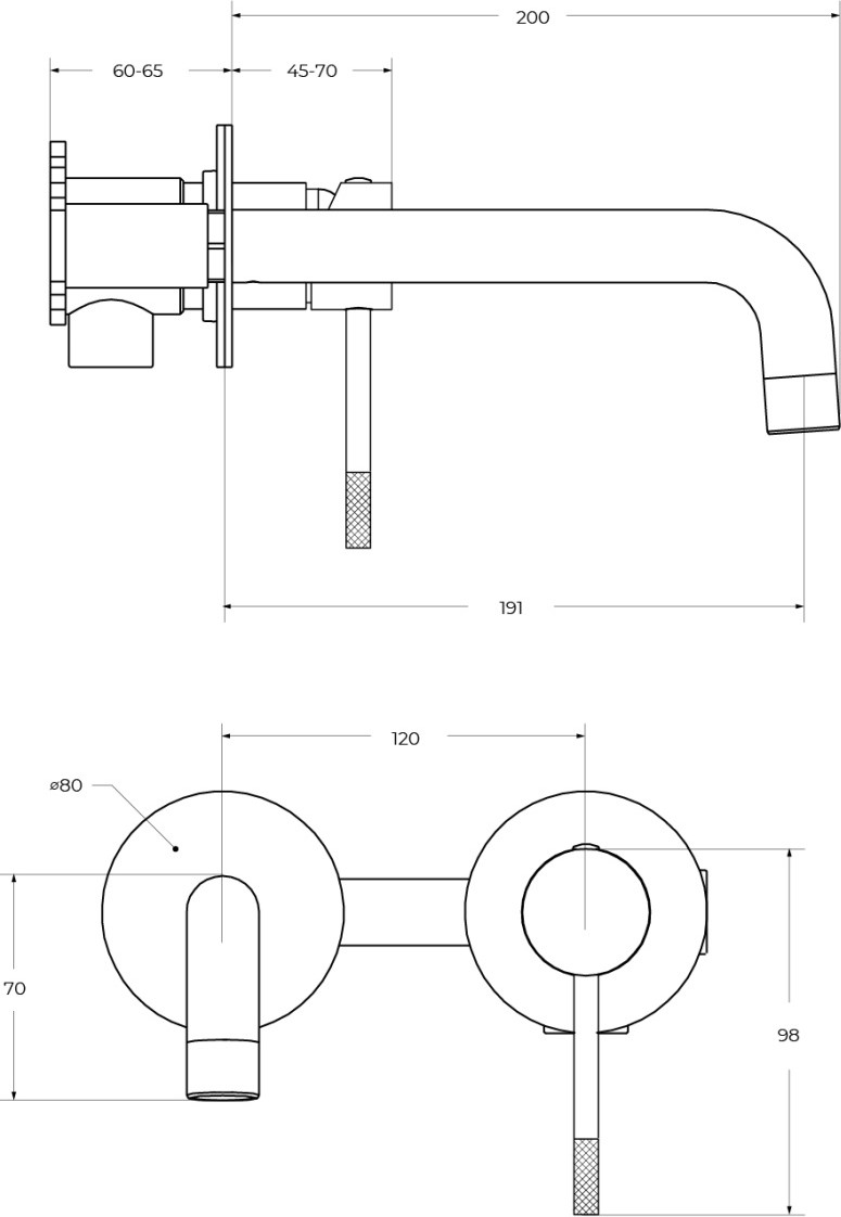 Смеситель Cezares RELAX-BLI2-1-IN-W0 — фото 6