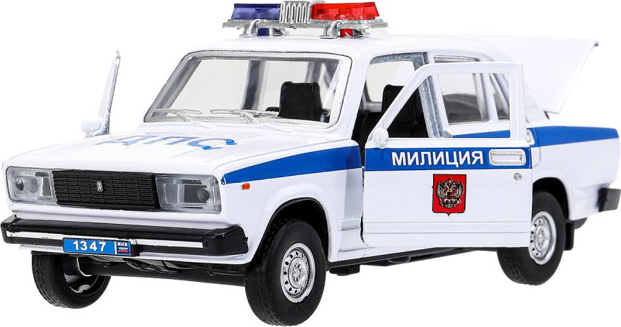 Автомобиль игрушечный Технопарк Lada ваз-2105 / 2105-12SLPOL-WH — фото 3