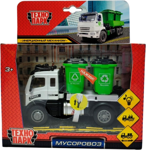 Мусоровоз игрушечный Технопарк 2207C0040-R