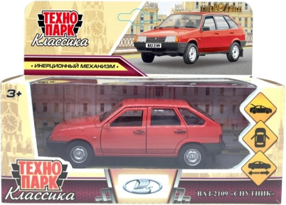 Автомобиль игрушечный Технопарк Ваз-2109 / 2109-12-RD