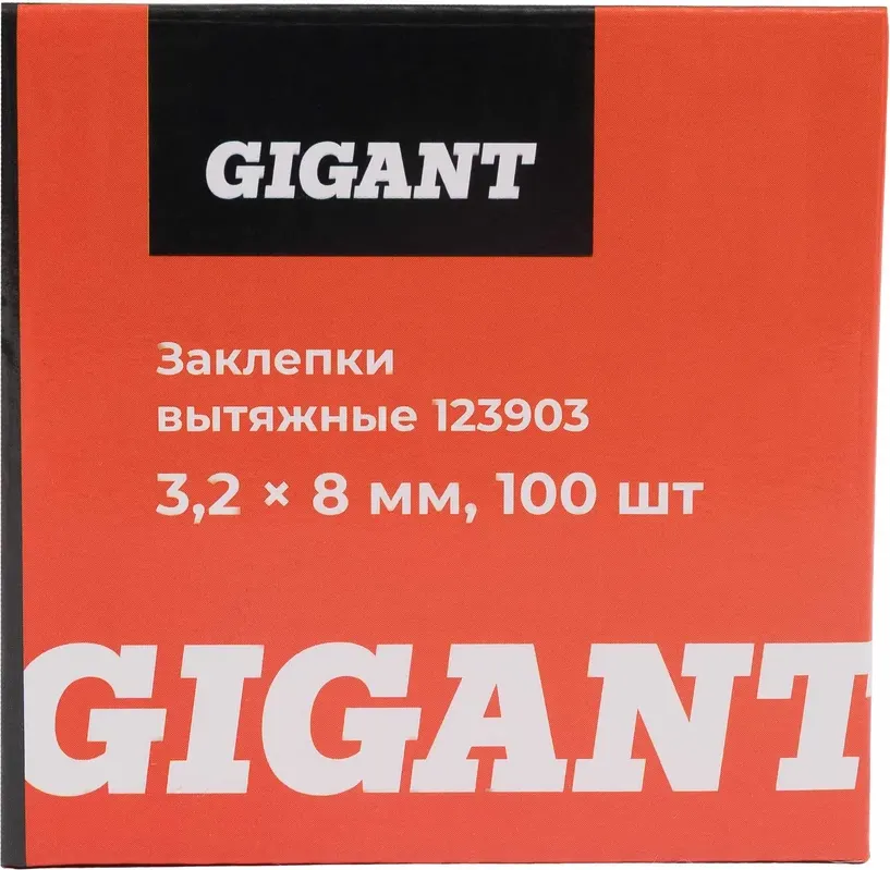 Заклепка Gigant 123903 (100шт) — фото 2