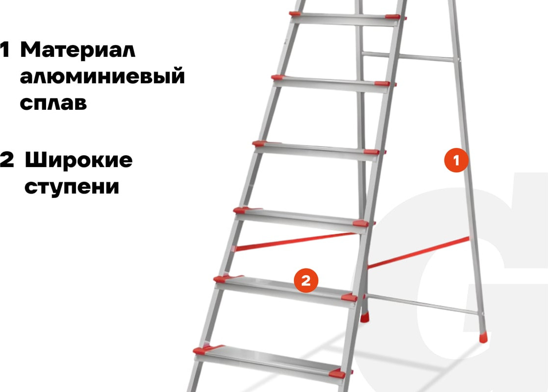 Лестница-стремянка Gigant AAA-10 — фото 3