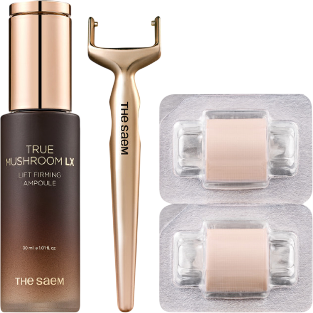 Набор косметики для лица The Saem True Mushroom LX Lift Firming Ampoule & Microshot Set