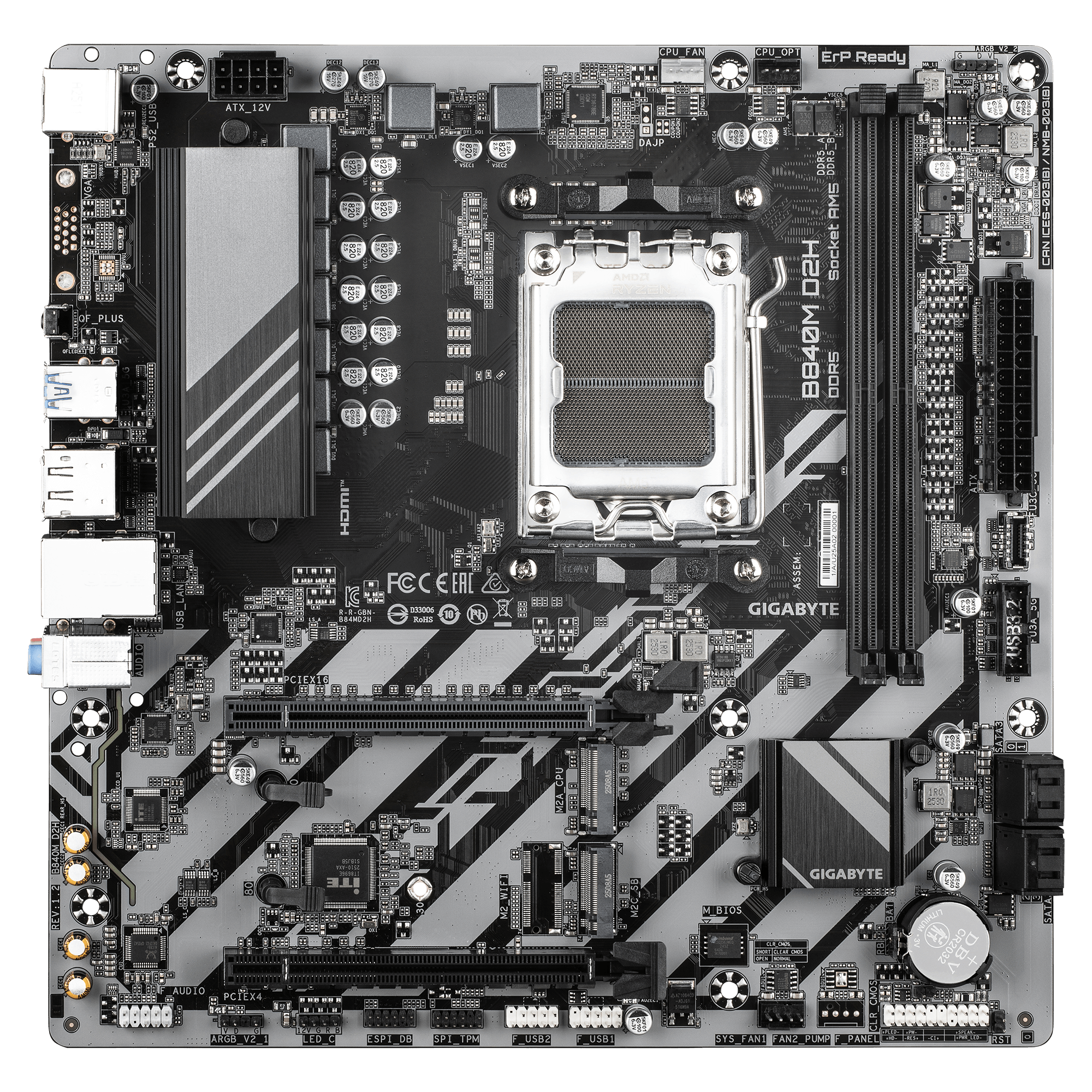 Материнская плата Gigabyte B840M D2H 1.2
