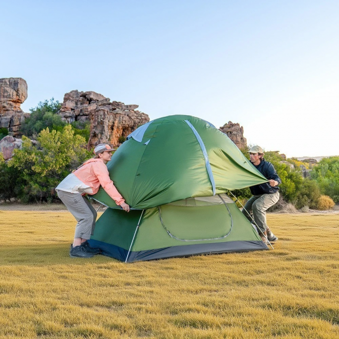 Палатка Naturehike Bleik Series CNK2550WS038 Type A / 6977465863546 (зеленый) — фото 3