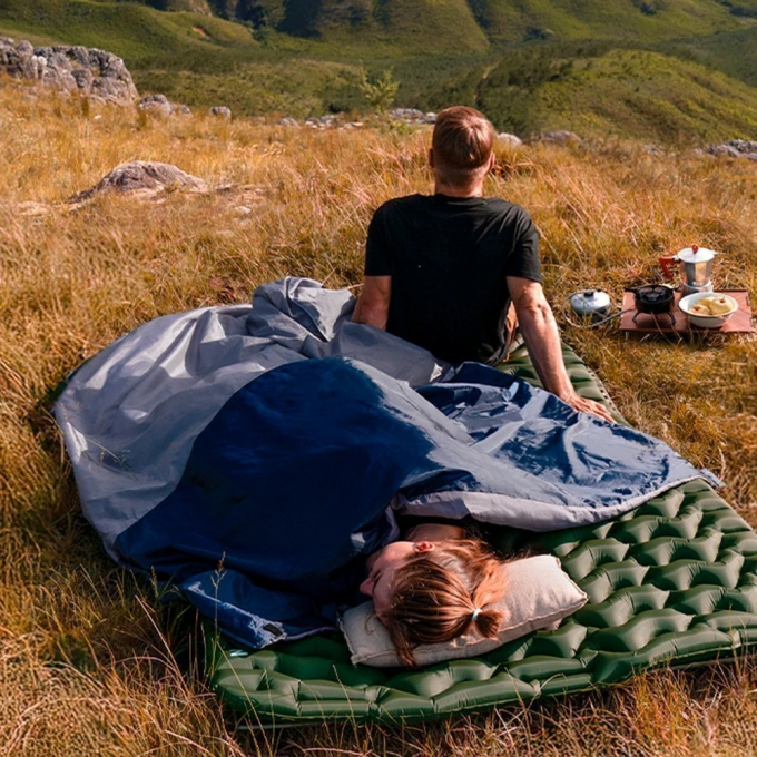 Спальный мешок Naturehike Sunny Day PL01 CNK2550WS026 LW180 / 6977465868589 (M, синий/голубой) — фото 4