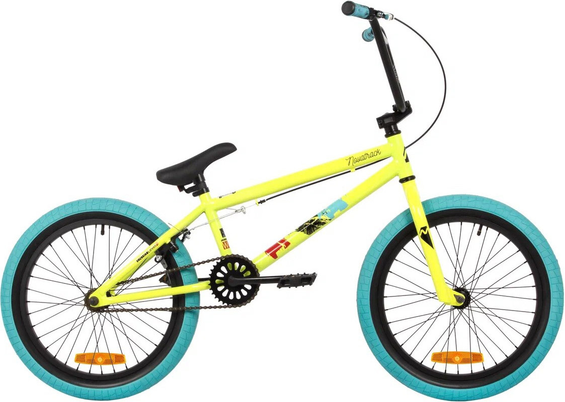 Велосипед Novatrack 20 Bmx Wolf 20BMX.WOLF.GN4 (зеленый, разобранный, в коробке)