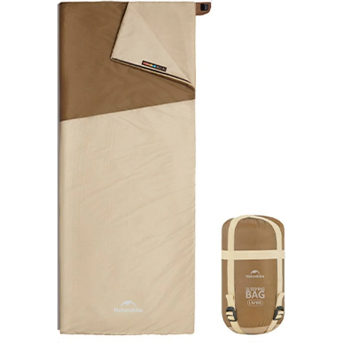 Спальный мешок Naturehike Sunny Day PL01 CNK2550WS026 LW180 / 6977465868619 (XL, коричневый/бежевый) — фото 2