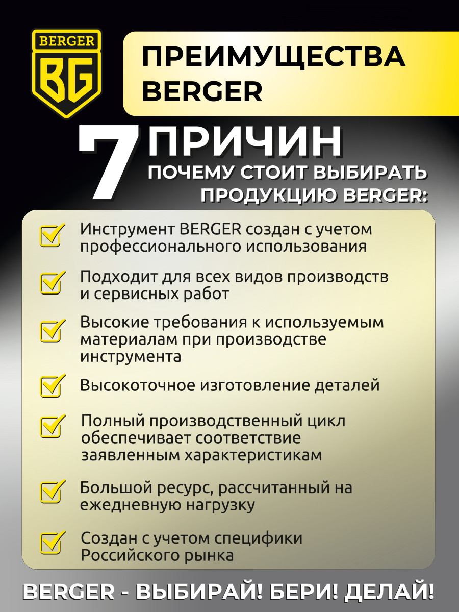 Набор ключей BERGER BG2355 — фото 3
