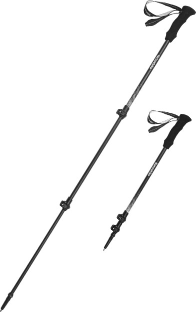 Трекинговая палка Naturehike CNK2300DS010 Carbon Fiber Hoar Trek EXT1 / 6975641882671 (62-135см, темно-серый) — фото 2