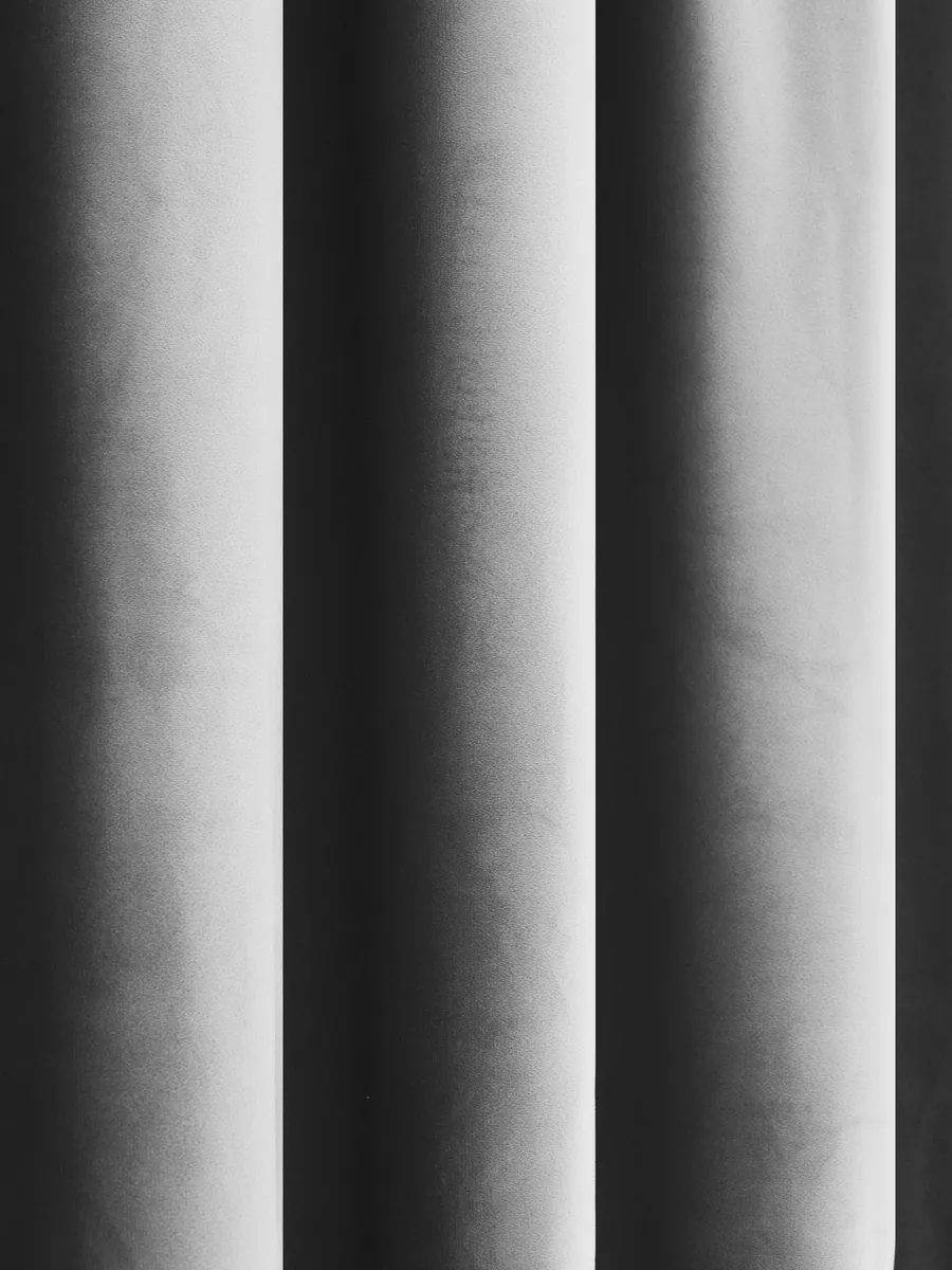 Комплект штор Soft Lines Бархат 9138-27 (150x250, светло-серый) — фото 4