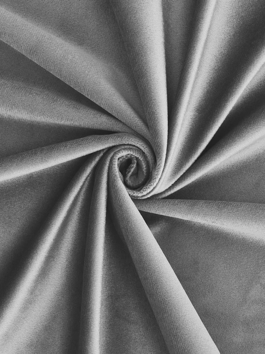 Комплект штор Soft Lines Бархат 9138-27 (150x250, светло-серый) — фото 5