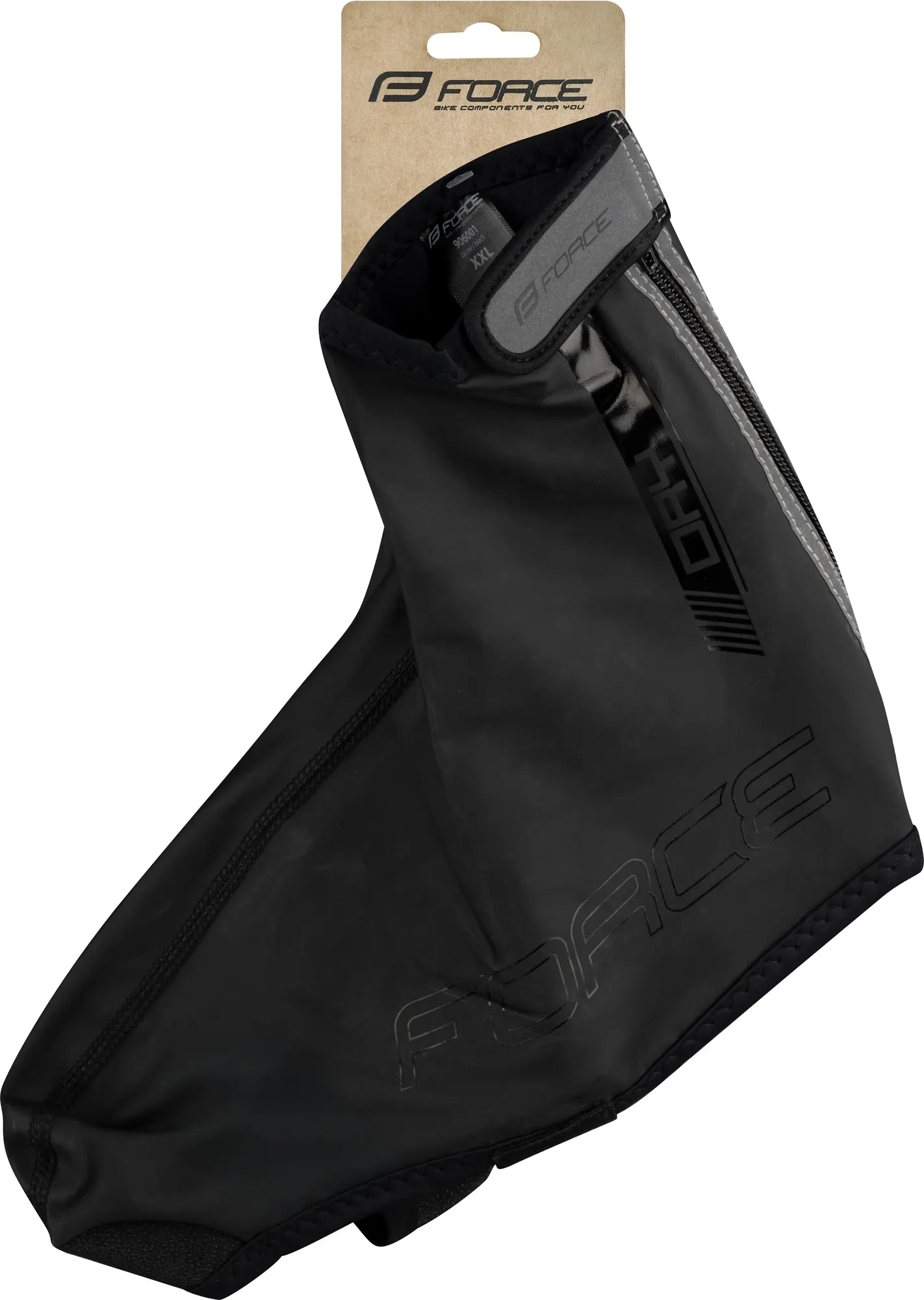 Велобахилы FORCE MTB Pu Dry 906001-L-F (р.L, черный) — фото 3