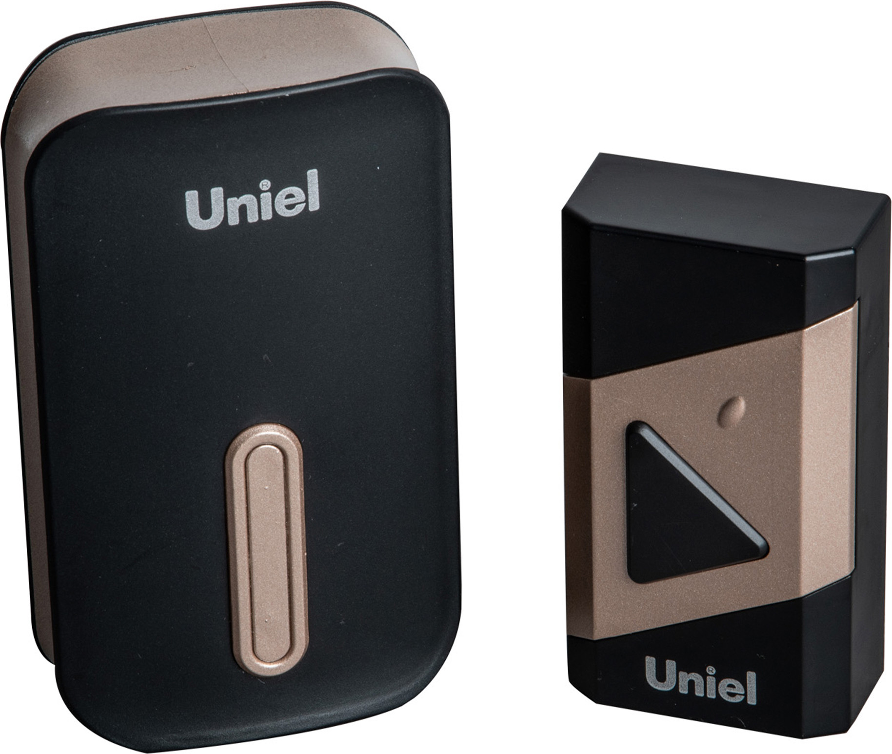 Электрический звонок Uniel UDB-095W-R1T1-38S-BL/GL / UL-00011370 (черный/золотистый)