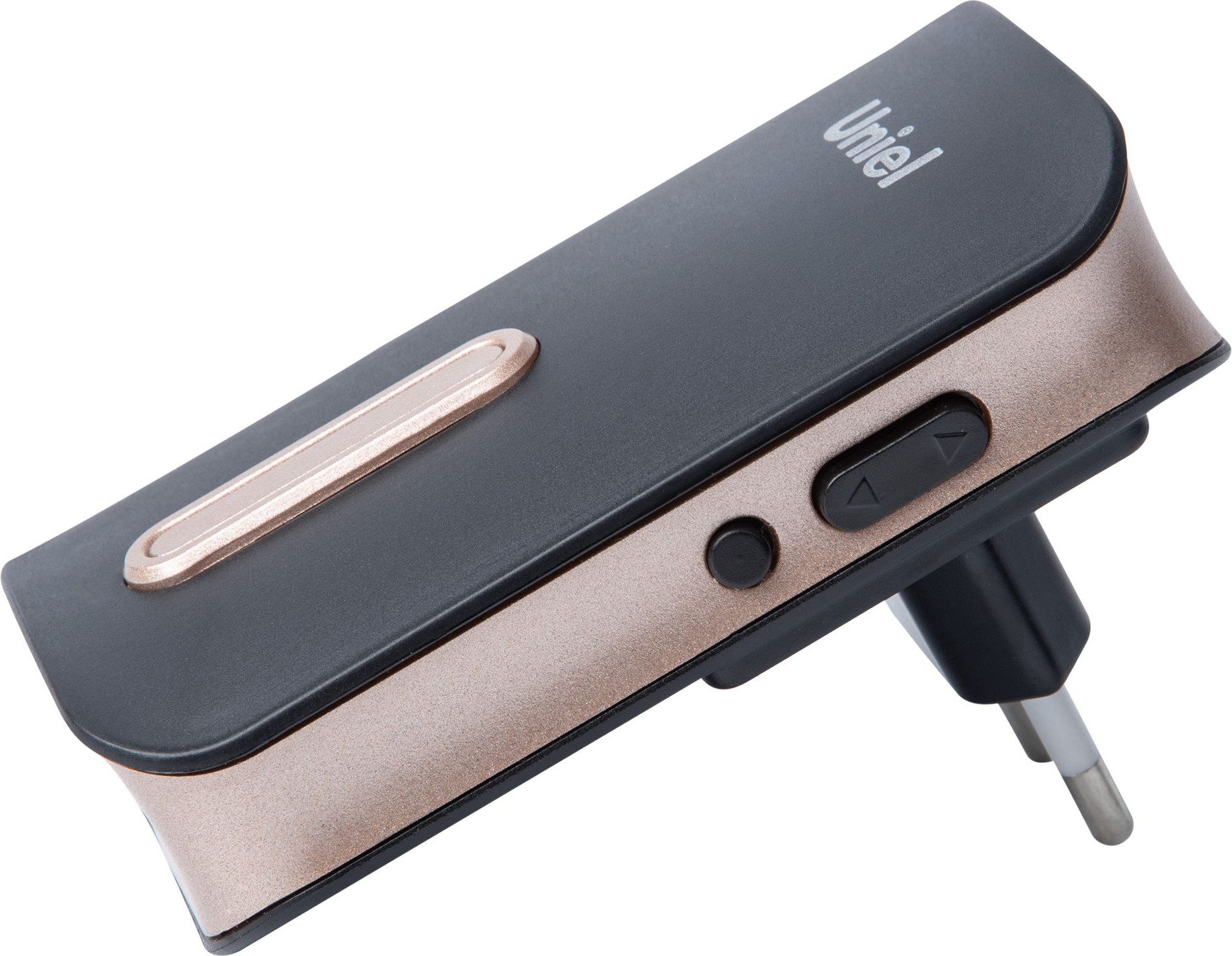 Электрический звонок Uniel UDB-095W-R1T1-38S-BL/GL / UL-00011370 (черный/золотистый) — фото 4