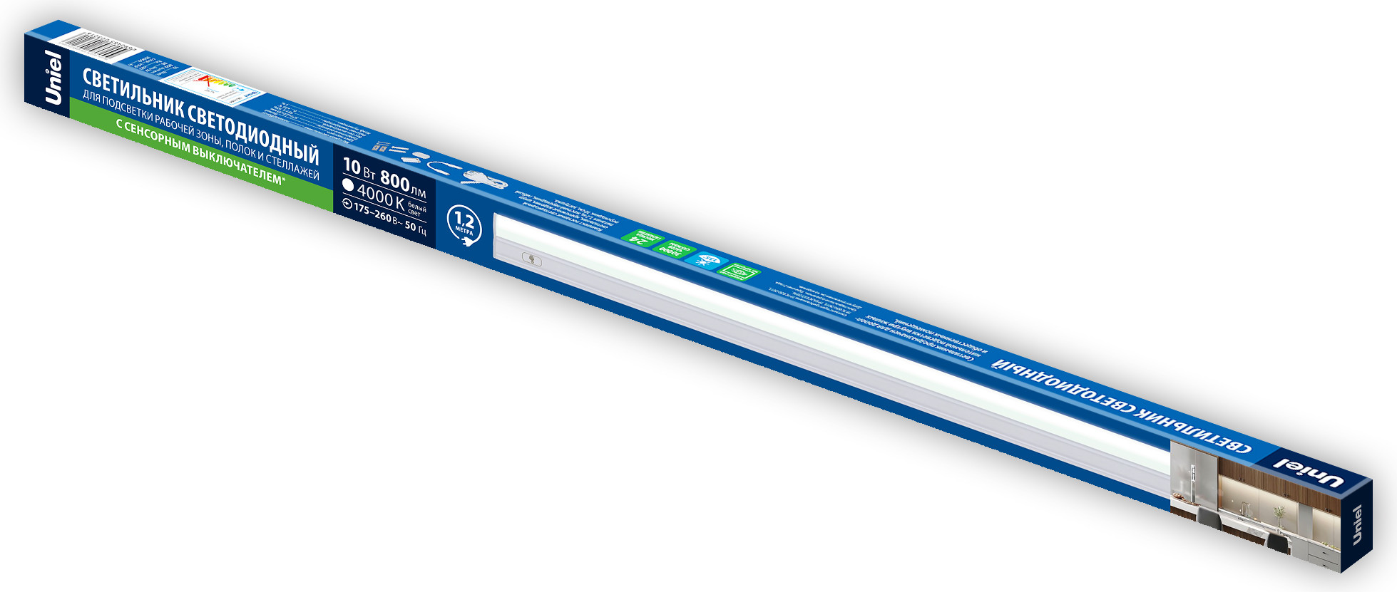 Светильник линейный Uniel ULI-L04-10W/4000K IP40 White / UL-00012875 — фото 5