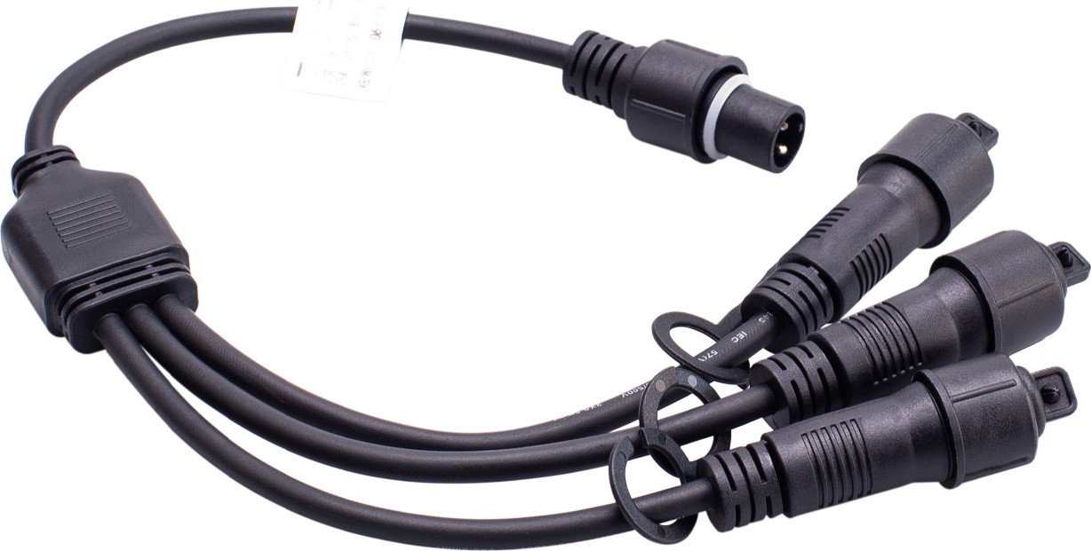 Разветвитель для гирлянд Uniel UCX-F90 S3/0.4M/BK / UL-00013235