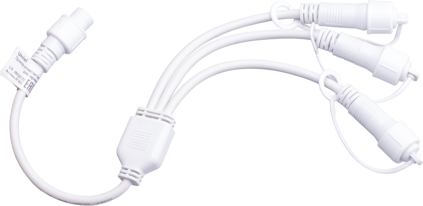 Разветвитель для гирлянд Uniel UCX-F90 S3/0.4M/WH / UL-00013234 — фото 6
