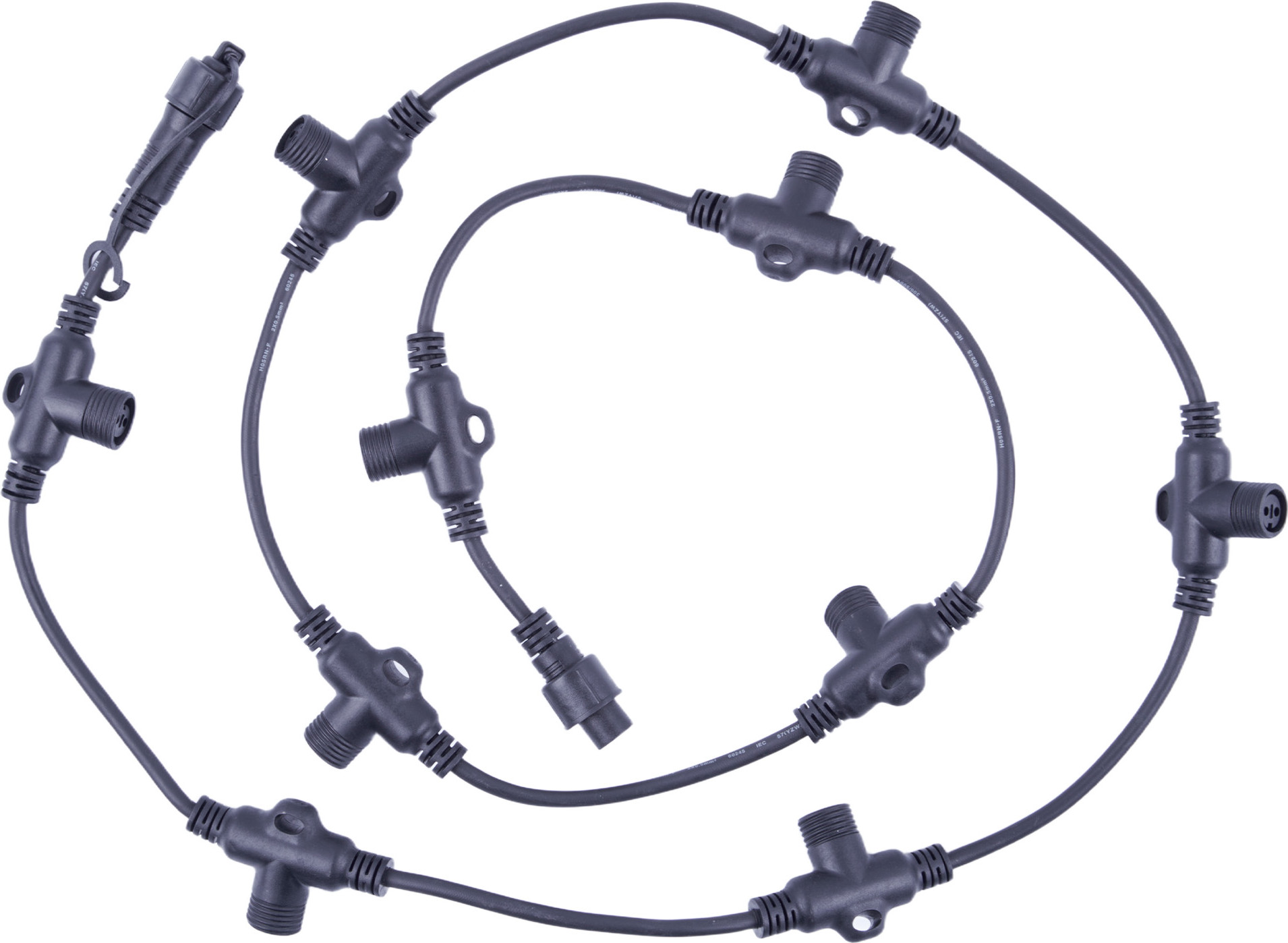 Провод для гирлянд Uniel UCX-F90 T10/2M/BK / UL-00013219