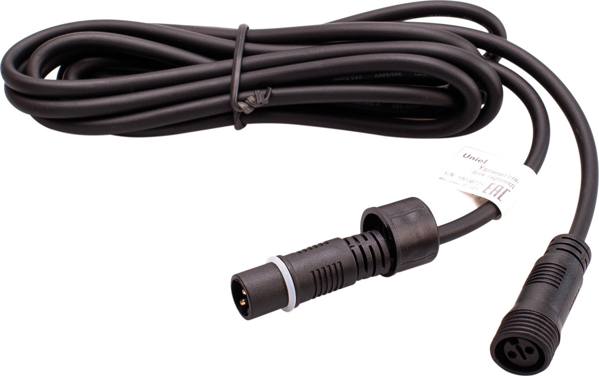Удлинитель для гирлянд Uniel UCX-F90 E/3M/BK / UL-00013225