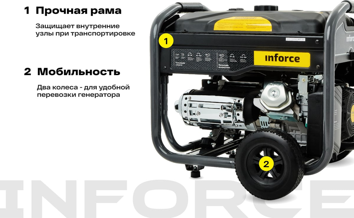 Бензиновый генератор Inforce GL 7500 04-03-17 — фото 4