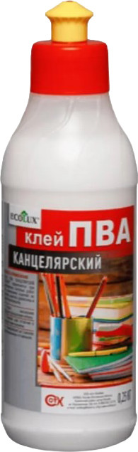 Клей Ecolux ПВА канцелярский (900г)