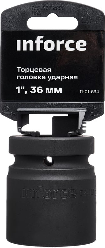 Головка слесарная Inforce Торцевая ударная 1"DR 36 мм / 11-01-634 — фото 4