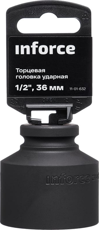 Головка слесарная Inforce Торцевая ударная 1/2"DR 36мм / 11-01-632 — фото 4