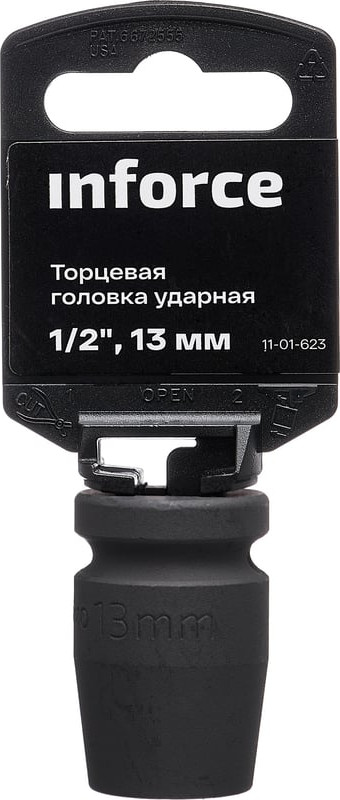 Головка слесарная Inforce Торцевая ударная 1/2"DR 13мм / 11-01-623 — фото 5