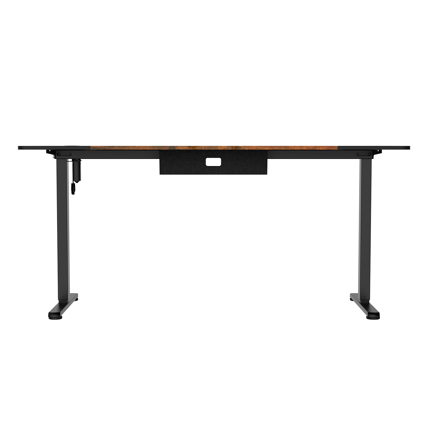 Геймерский стол Zone 51 E-Freeflow 160x75 / Z51-FLD-FFL-DWBK6 (темное дерево/черный) — фото 5